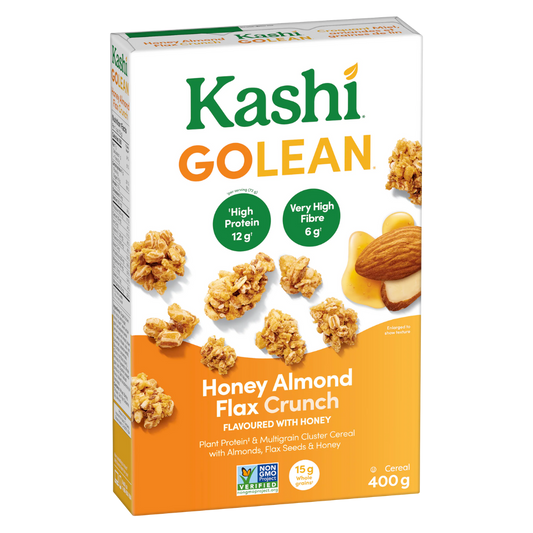 Kashi Go Lean Honey Almond & Flax Crunchy Cereal / 400g
