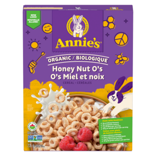 Annie's Cereal O's Honey and Nut / 235g