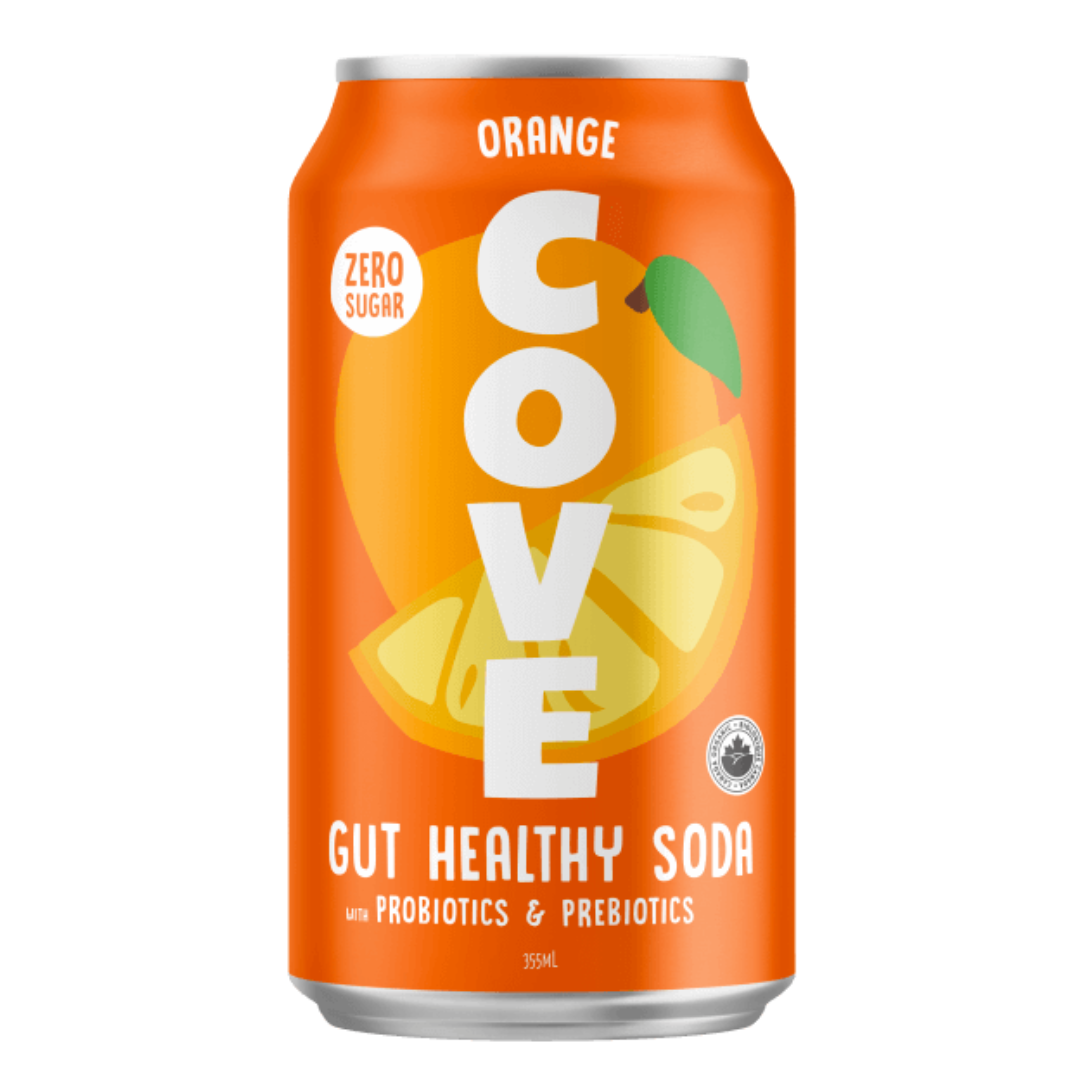 Cove Orange Soda with Probiotics/ 355 ml