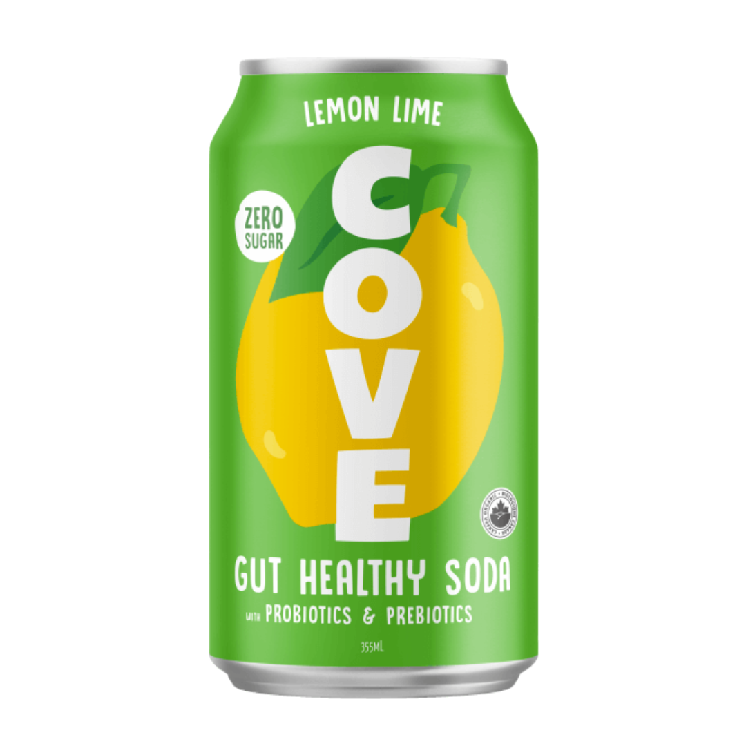 Cove Gut Healthy Lemon-Lime Soda / 355 ml