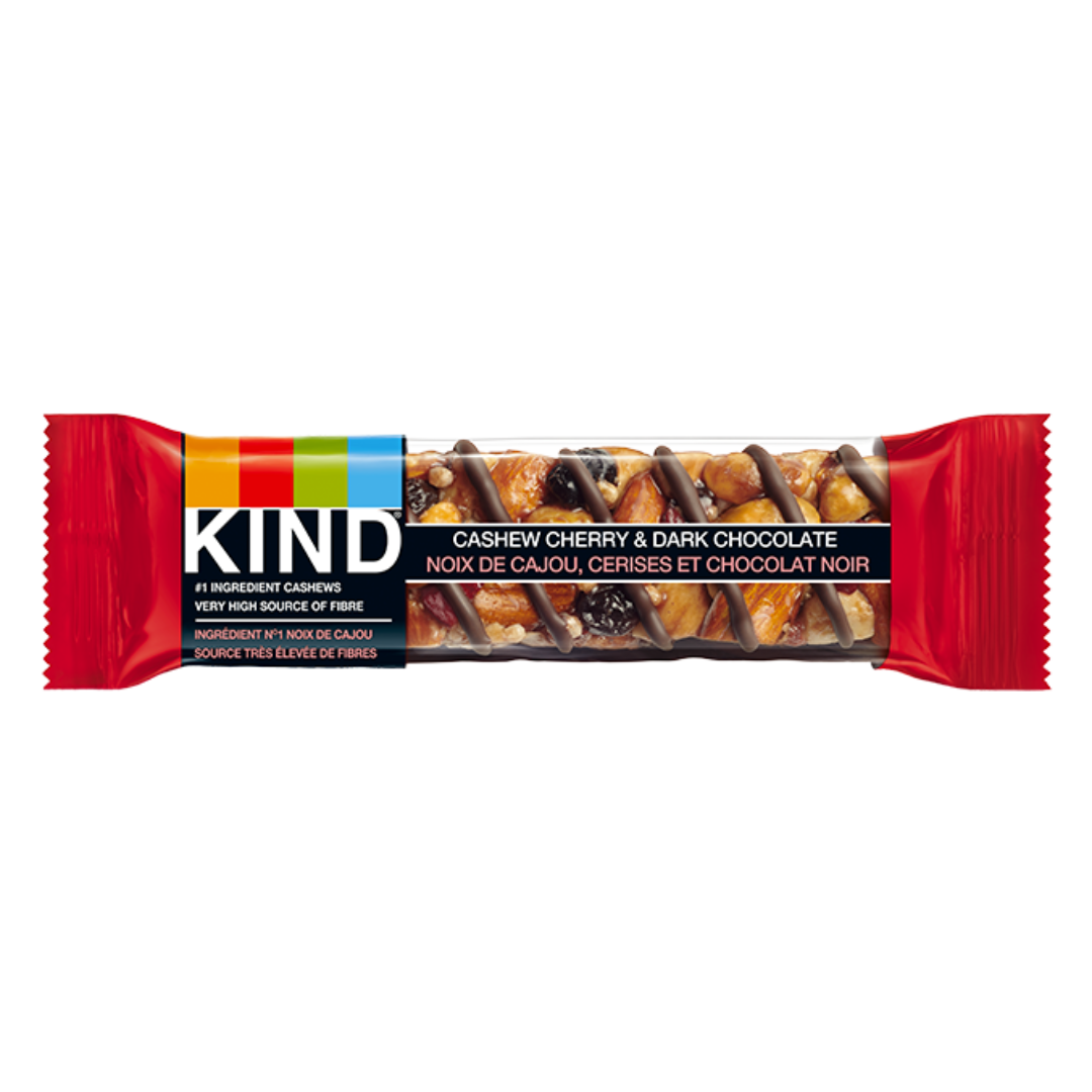 Kind Dark Chocolate Cashew and Cherry Bar / 40g