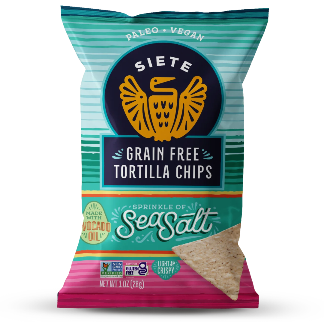 Siete Grain-Free Tortilla Chips with Sea Salt / 142g