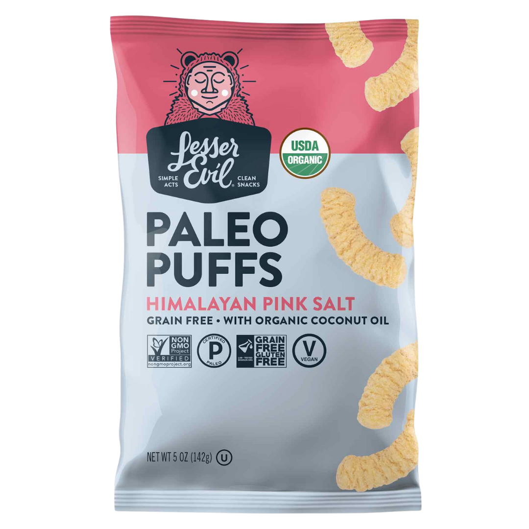 Lesser Evil Paleo Himalayan Salt Puffs / 142g