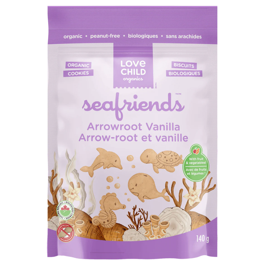 Love Child Vanilla and Arrowroot Biscuits "Sea Friends" / 140g