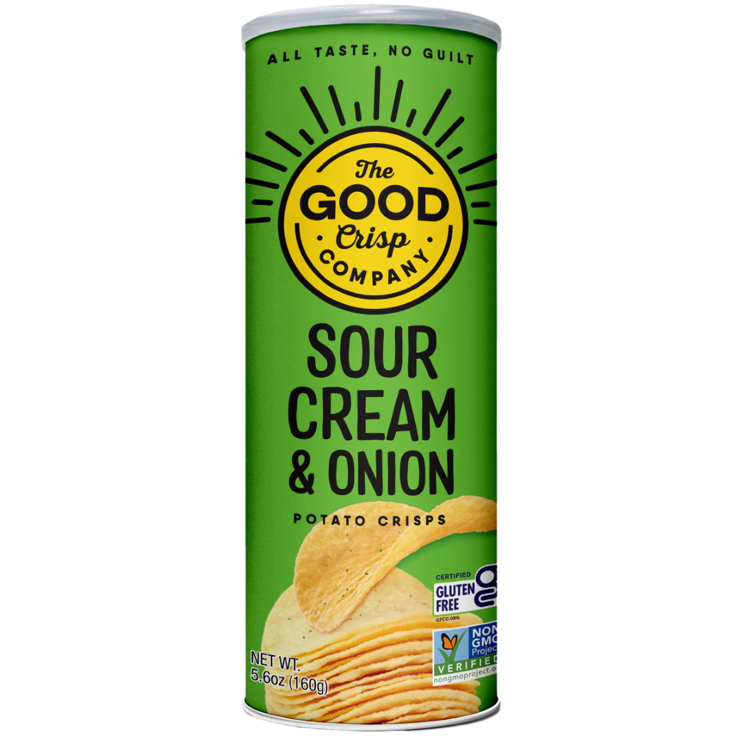 The Good Crisp Sour Cream & Onion Potato Chips / 160g
