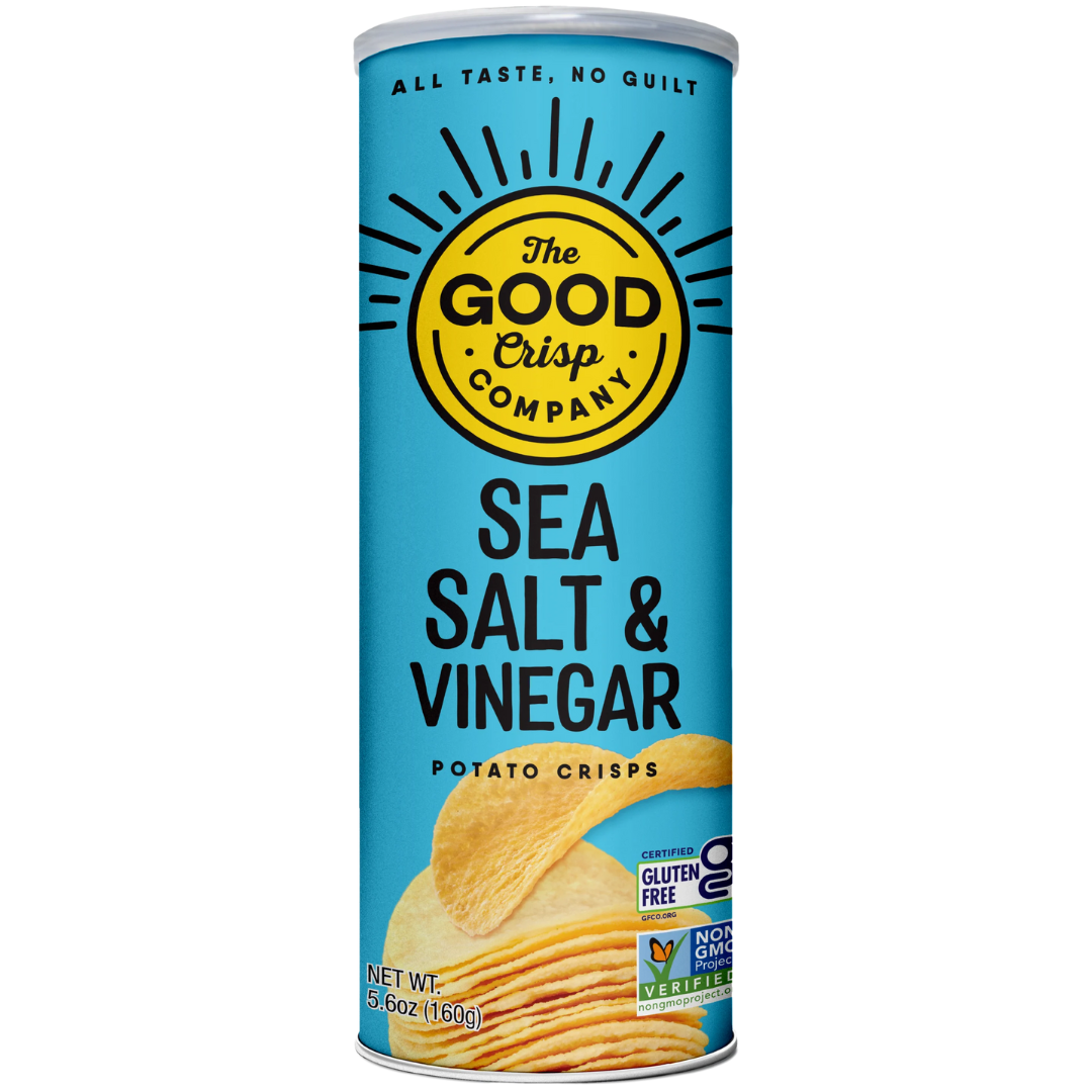 The Good Crisp Sea Salt & Vinegar Potato Chips / 160g