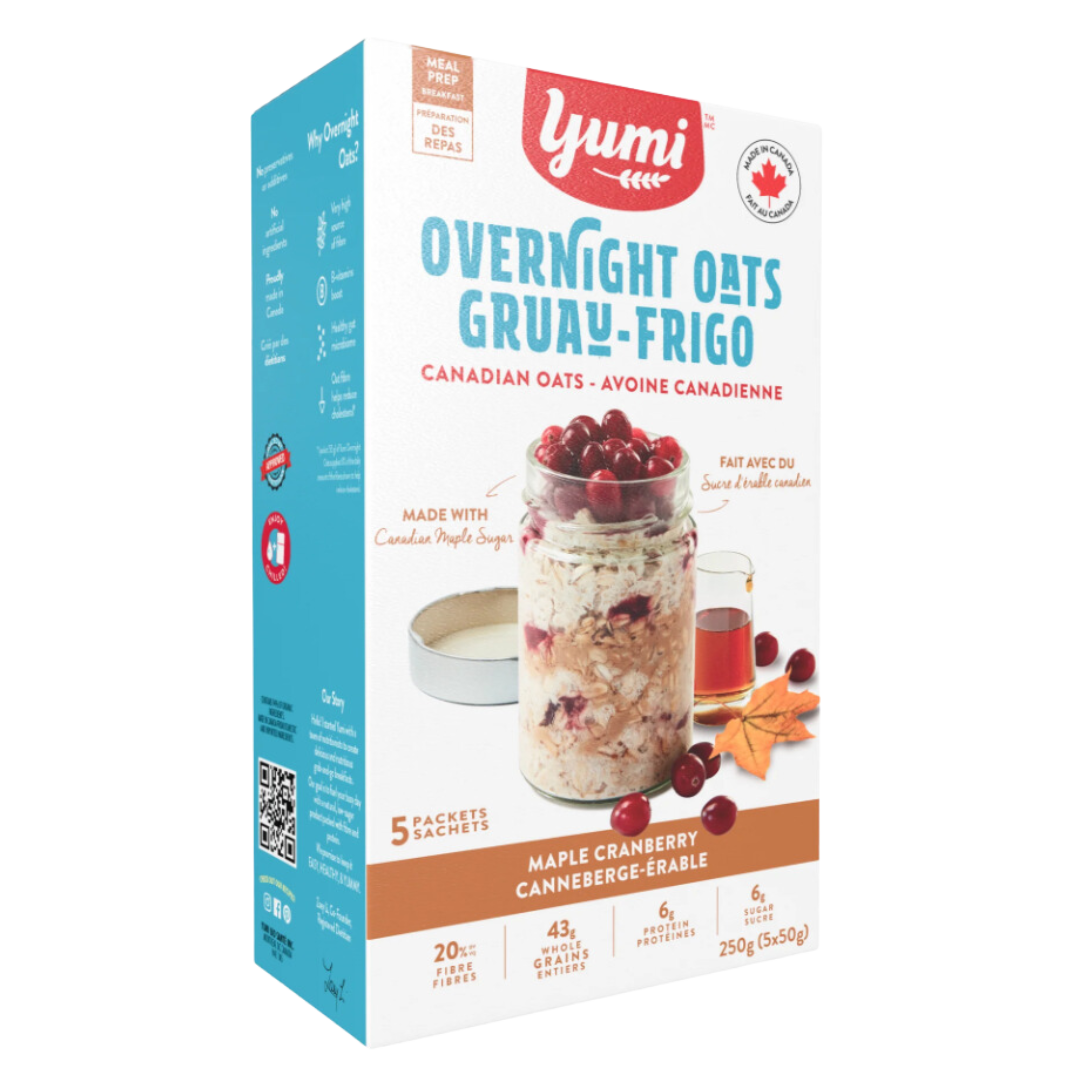 Yumi Maple and Cranberry Fridge Oatmeal / 250g