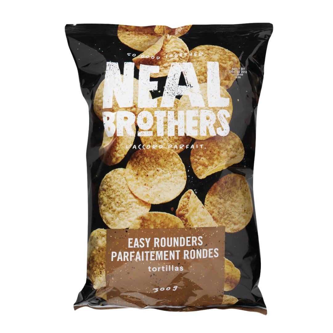 Neal Brothers Round Tortilla Chips / 300g
