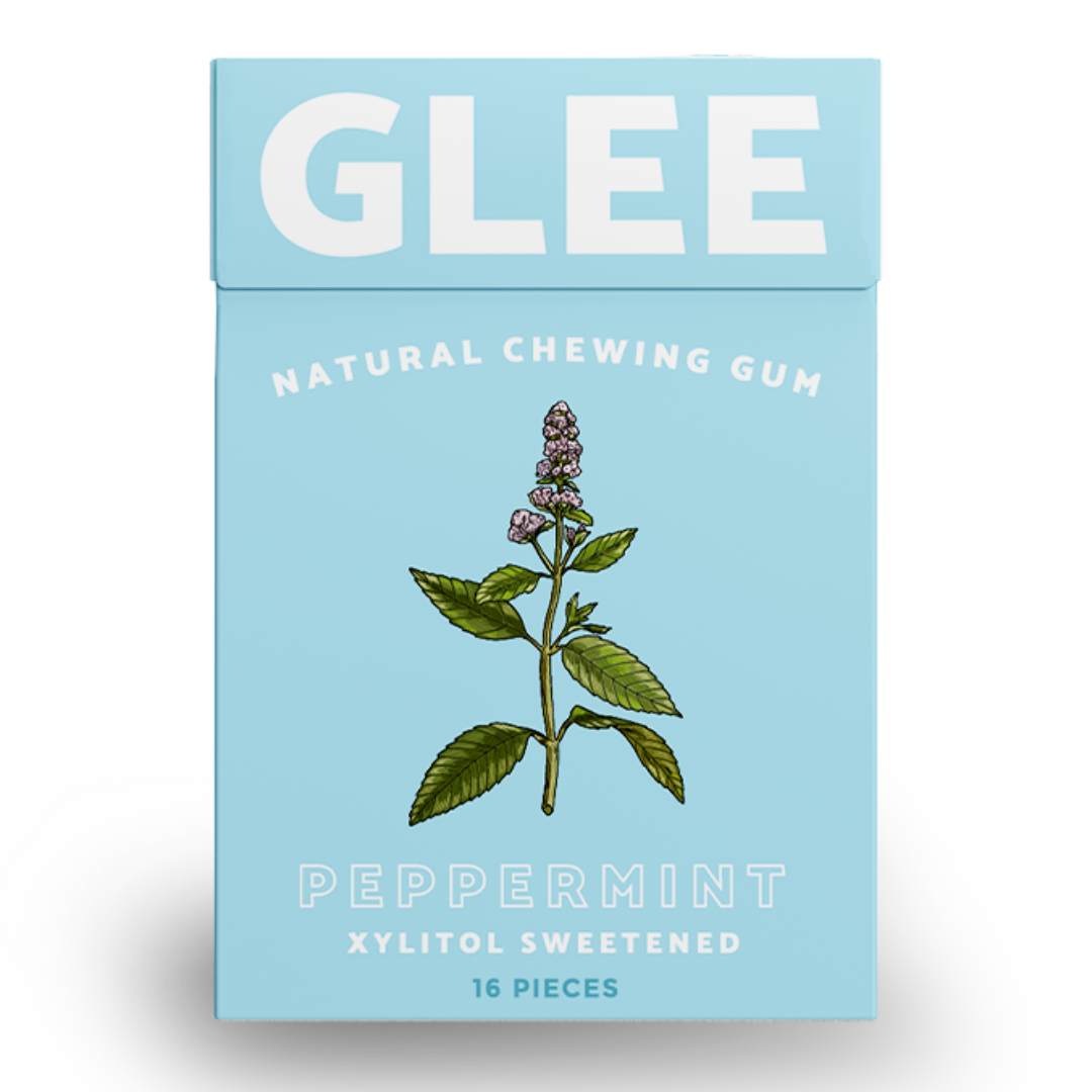 Glee Peppermint Chewing Gum / 16pc