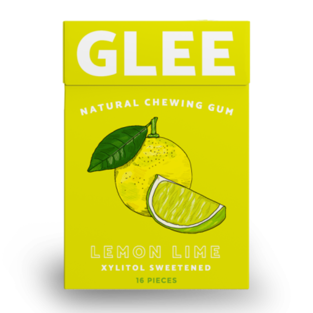Glee Lemon Lime Chewing Gum / 16pc