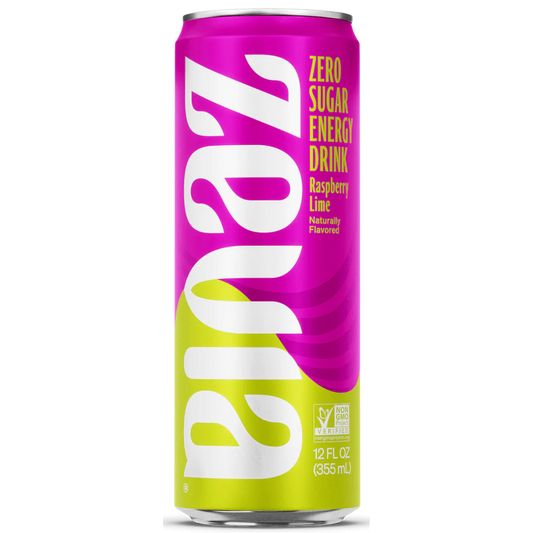 Zevia Raspberry-Lime Energy Drink / 355ml
