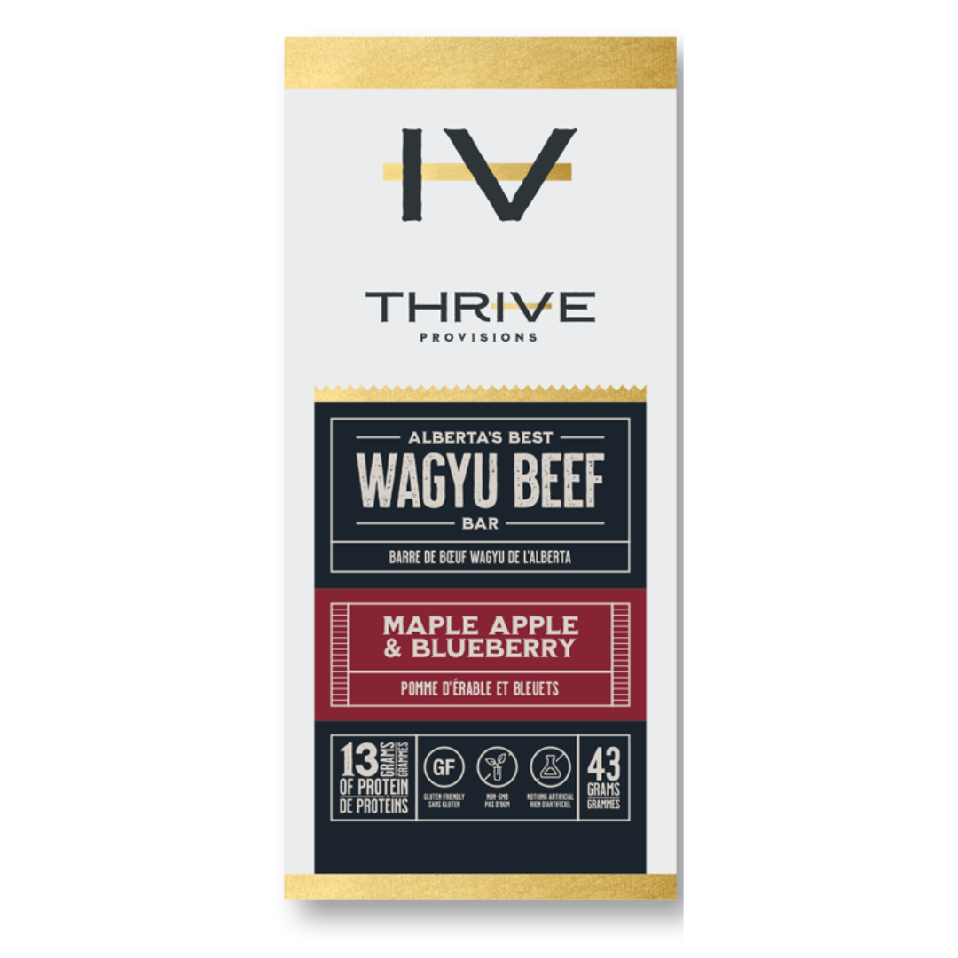 Thrive Provisions Meat Bar, Apple, Maple & Blueberry / 43g