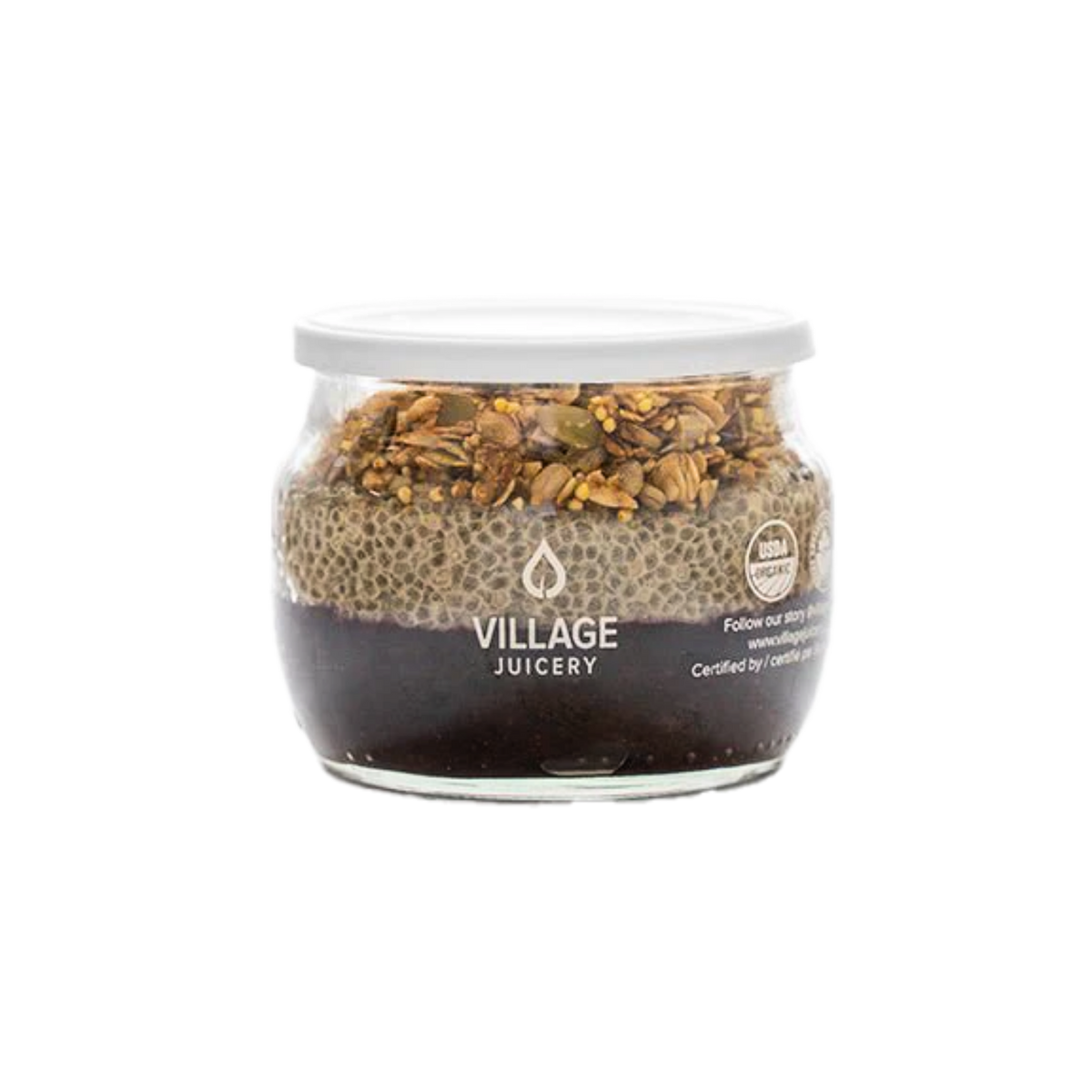 Village Juicery Blueberry Chia Jar