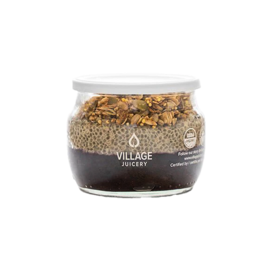 Village Juicery Blueberry Chia Jar