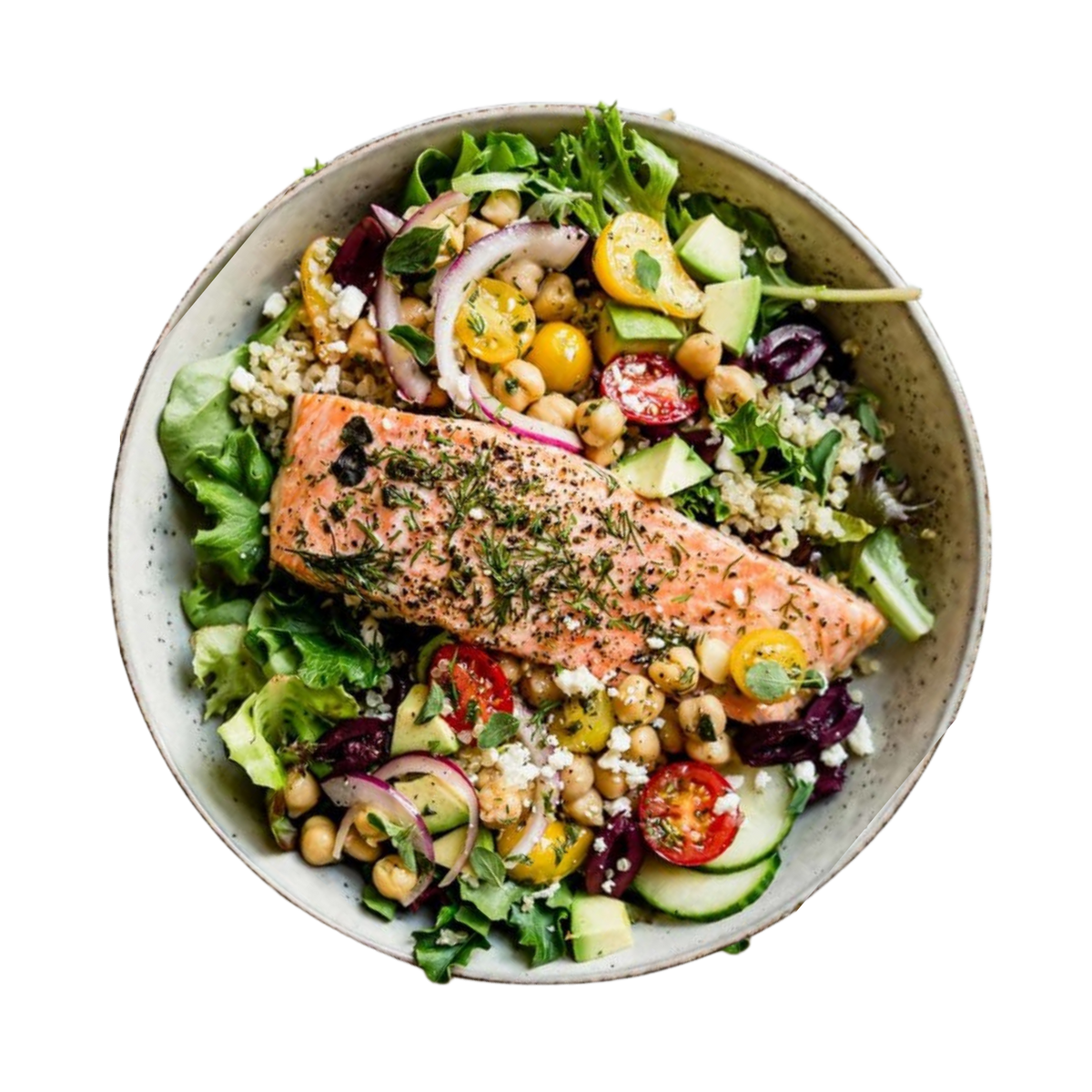 Salmon Tzatziki Bowl