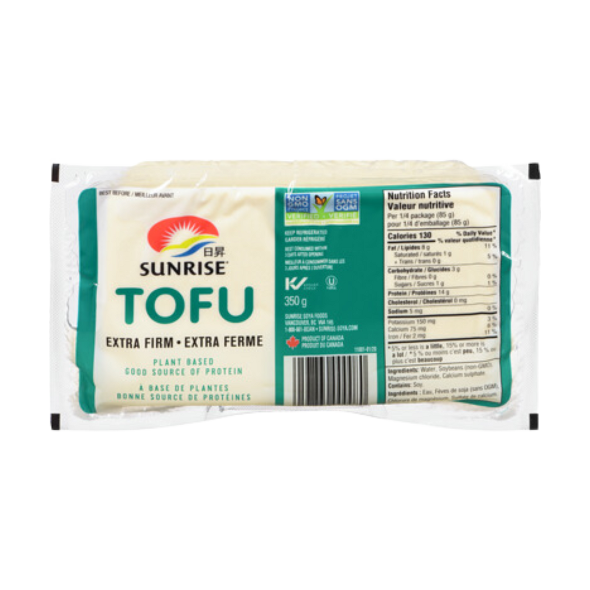 Sunrise Extra Firm Tofu / 350g
