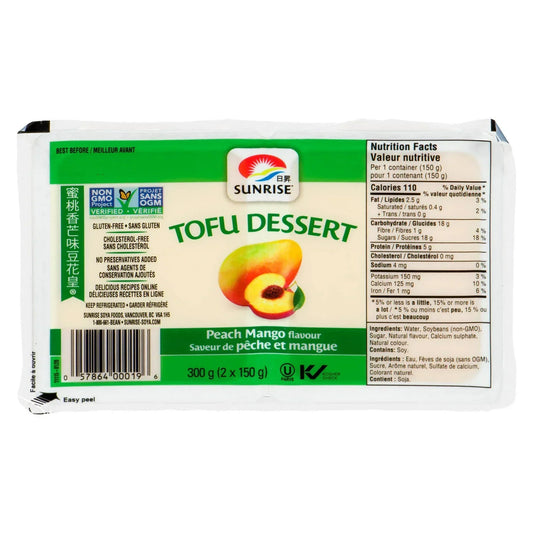 Sunrise Tofu Dessert Peach and Mango / 300g