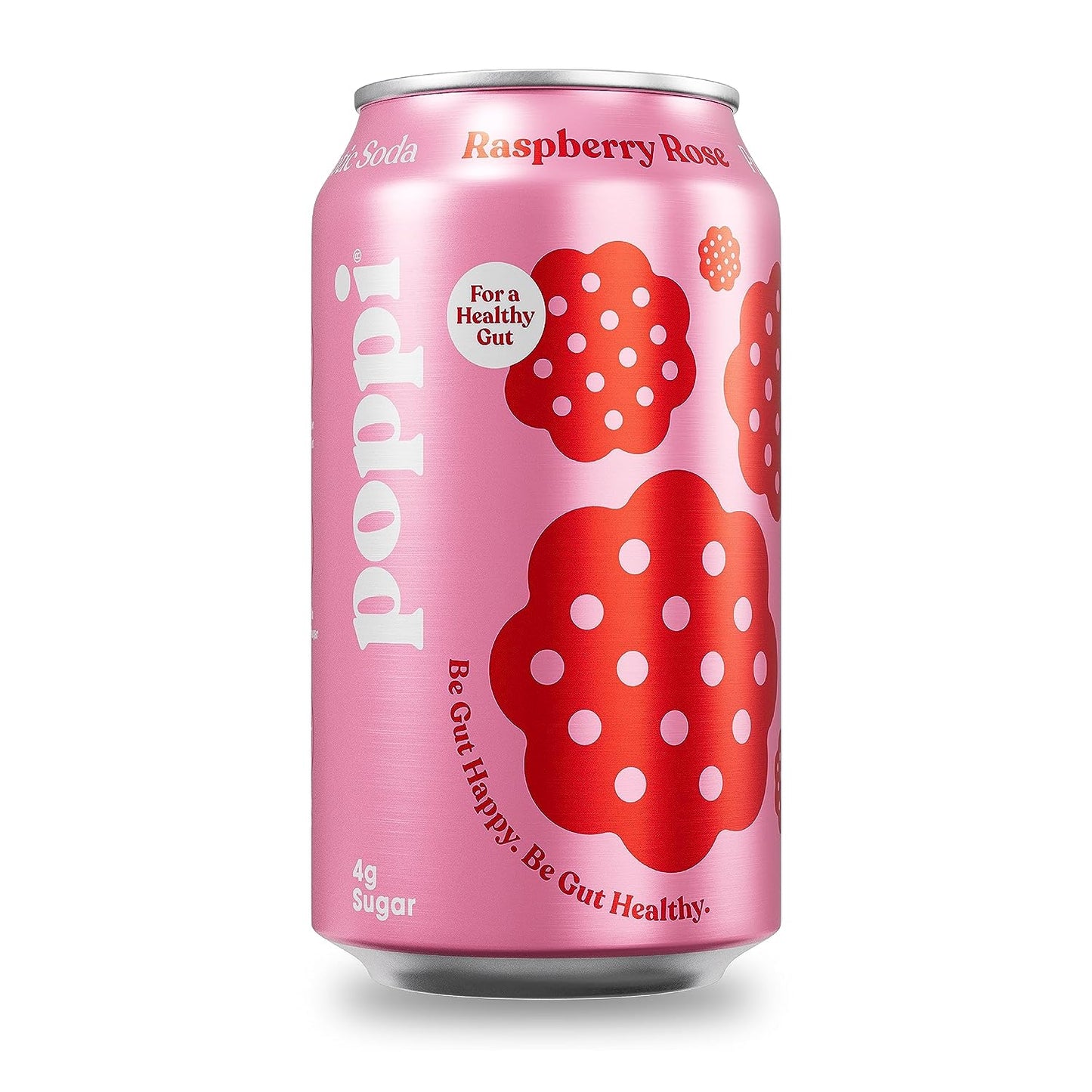 Poppi Prebiotic Soda Rose and Raspberry / 355ml