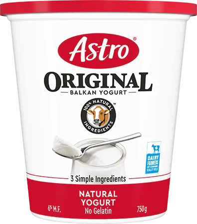 Astro 6% Plain Style Yogurt / 750g