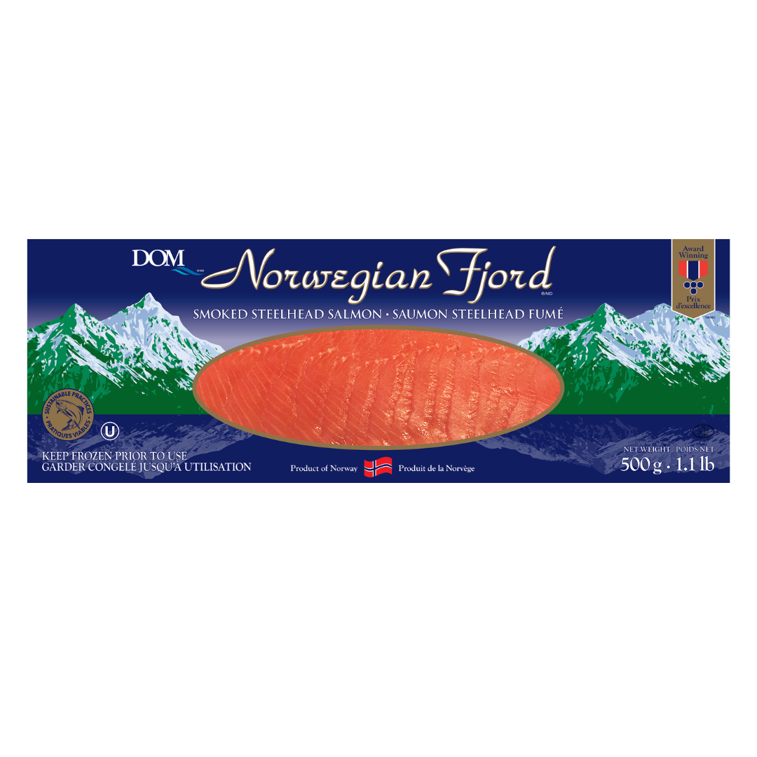 Frozen Norwegian Smoked Salmon / 550g