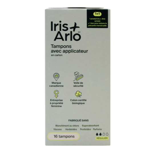 Iris + Arlo Tampons with Regular Applicator / 16u