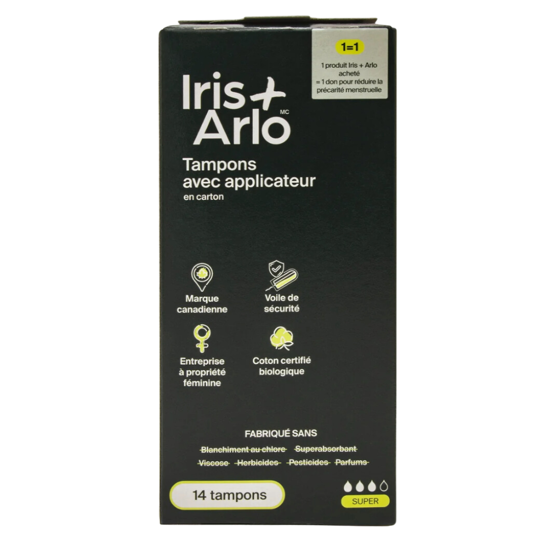 Iris + Arlo Tampons with Super Applicator / 14u