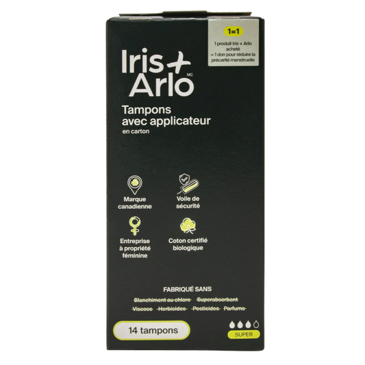 Iris + Arlo Tampons with Super Applicator / 14u