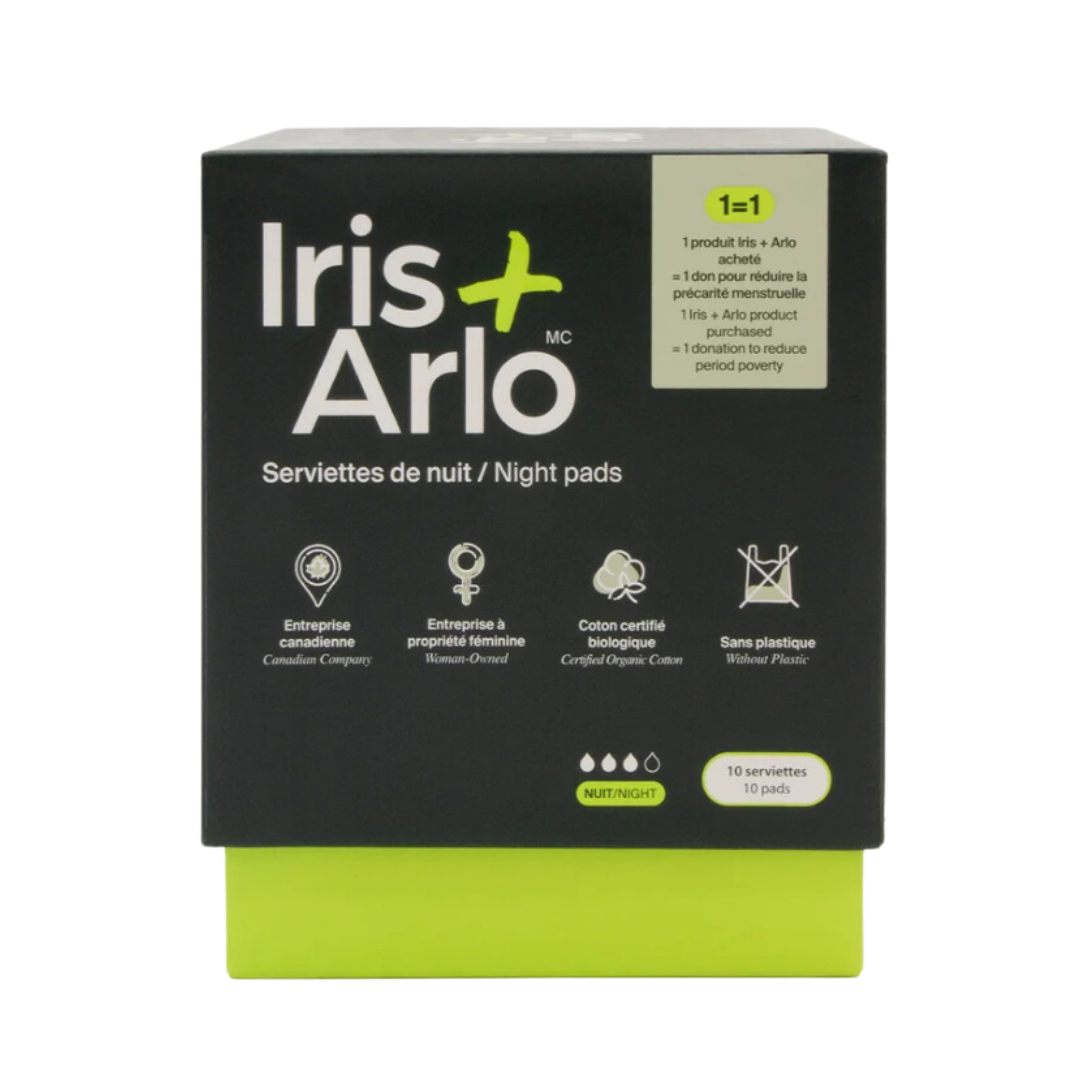 Iris + Arlo Overnight Pads / 10u