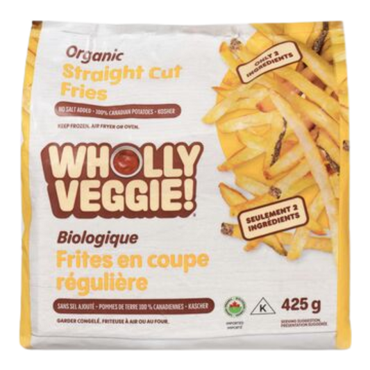 Wholly Veggie Straight Cut Fries / 425g