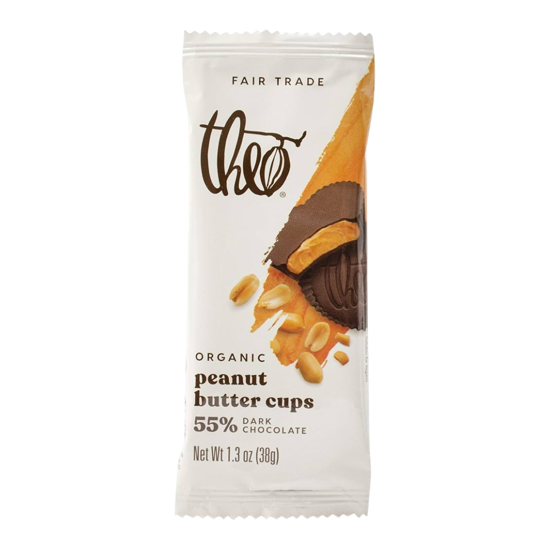 Theo Dark Chocolate Peanut Butter Cups / 38g