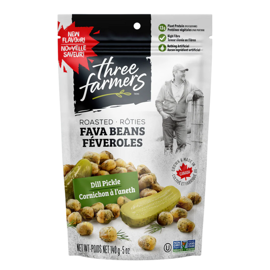 Three Farmers Dill Pickle Fava Beans / 140g