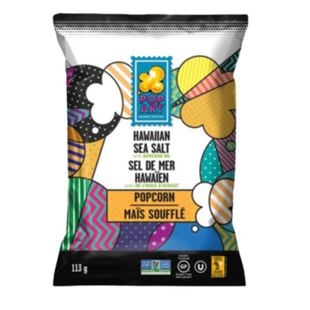 Pop Art Hawaiian Sea Salt Popcorn / 142g