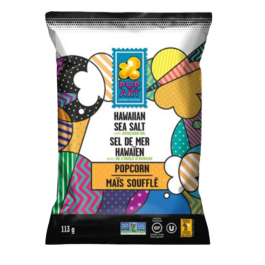 Pop Art Hawaiian Sea Salt Popcorn / 142g