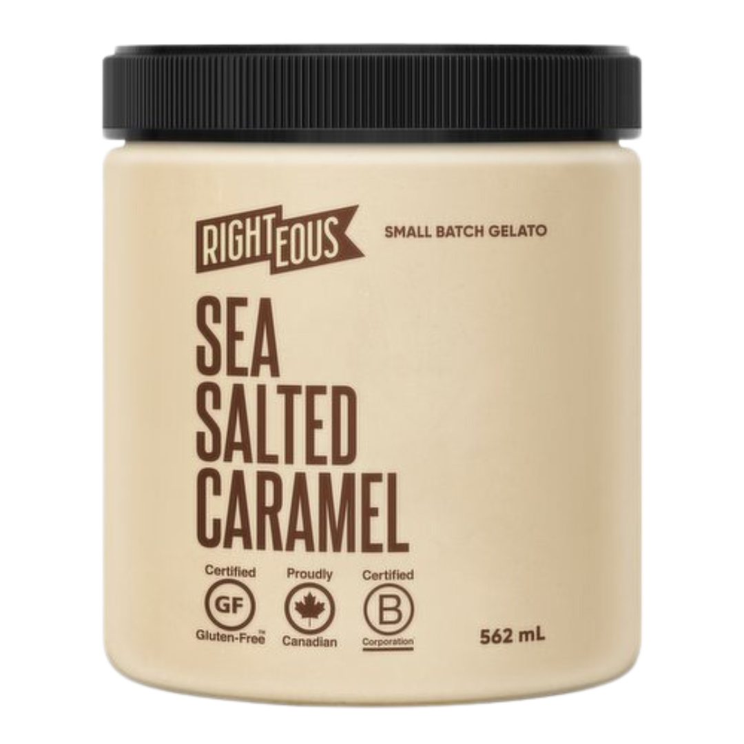 Righteous Salted Caramel Gelato / 473ml
