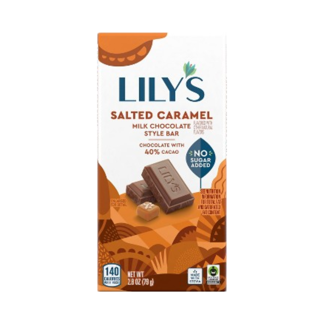Lily's Salted Caramel Milk Chocolate Style Bar / 85g