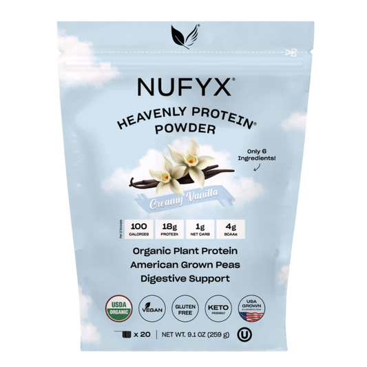 Nufyx Creamy Vanilla Protein Powder / 20 Scoops Packet