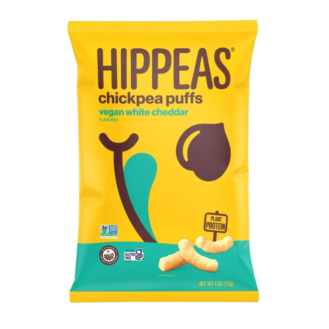 Hippeas Chickpea Puffs with Vegan White Cheddar / 113g