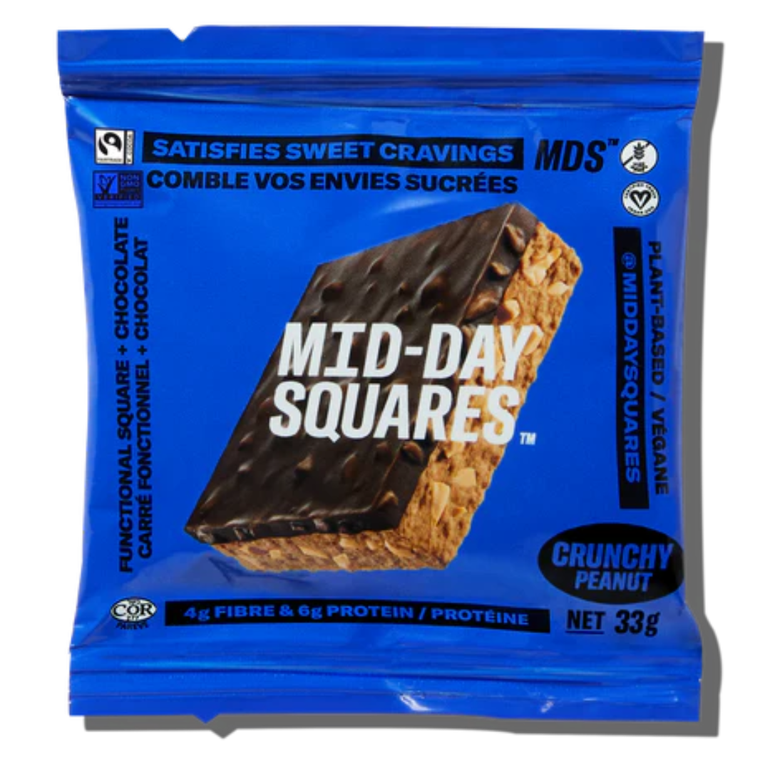 Mid-Day Squares Functional Square Crunchy Peanut / 33g