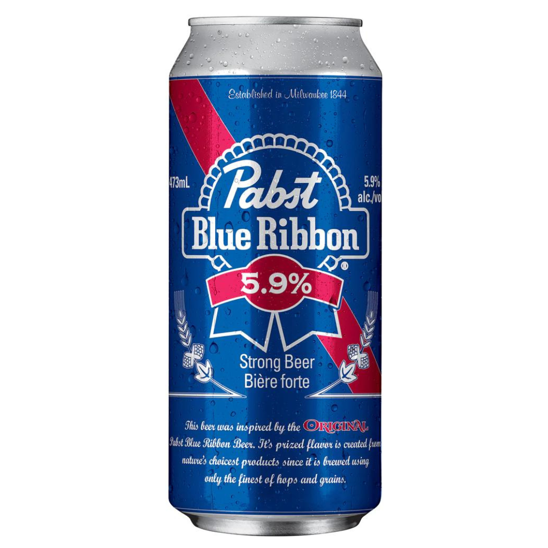 Pabst Blue Ribbon Beer 5.9% / 4x473ml