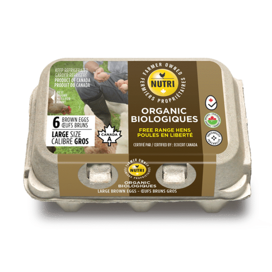 Nutri-Oeufs Large Organic Eggs / 6CT