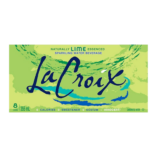 La Croix Sparkling Water Lime / 8-pack