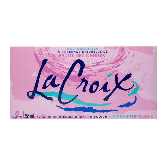 La Croix Sparkling Water Wild Berries / 8-pack