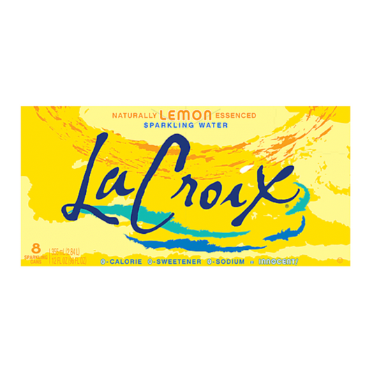 La Croix Sparkling Water Lemon / 8-pack