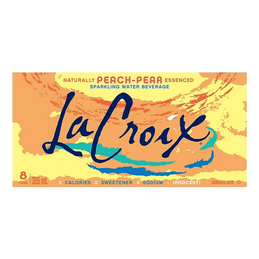 La Croix Sparkling Water Peach Pear / 8-pack