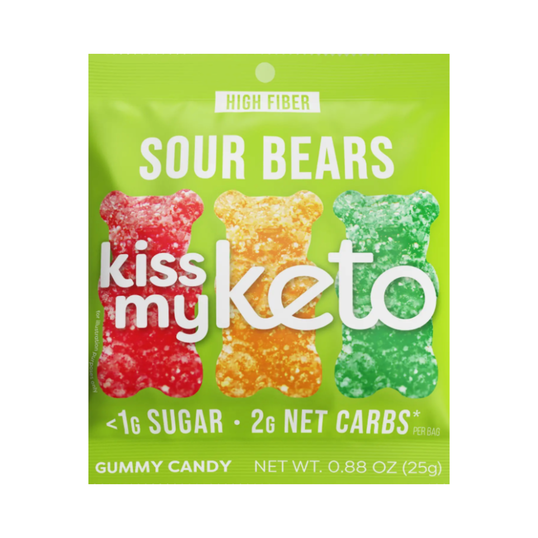 Kiss My Keto Sour Bears / 50g