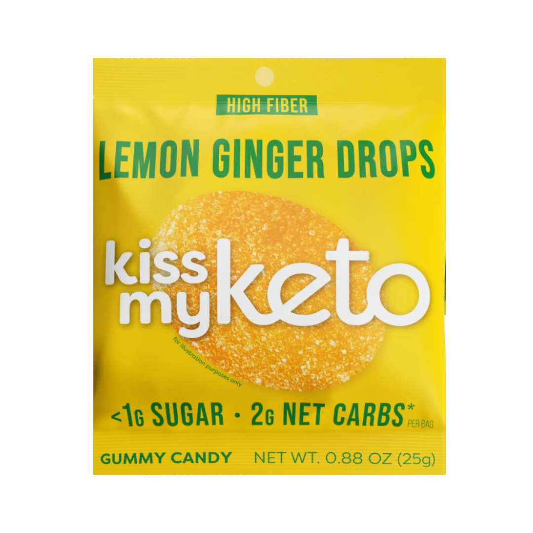 Kiss My Keto Lemon Ginger Candy / 25g