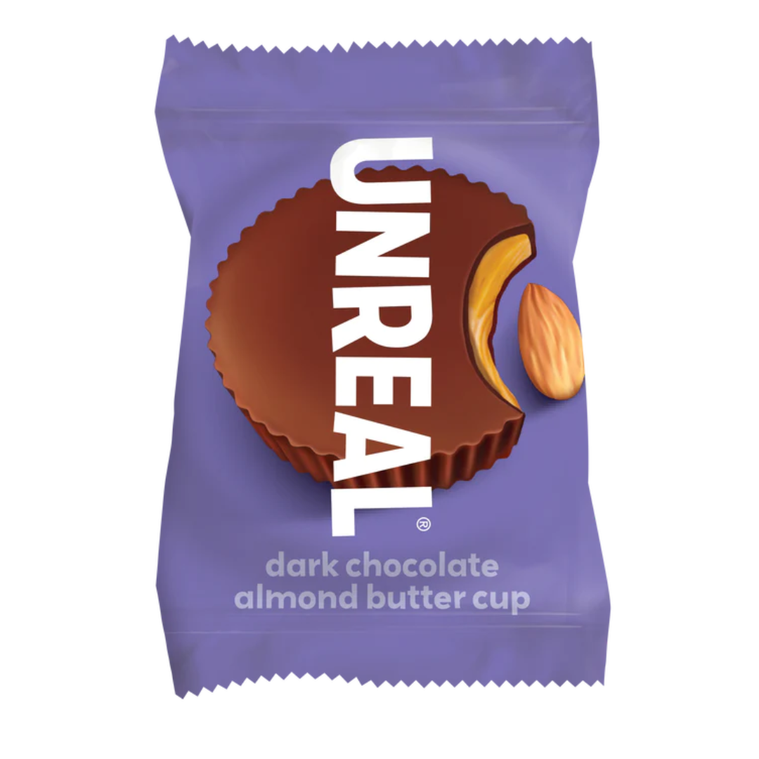 Unreal Dark Chocolate Almond Butter Cups / 15g