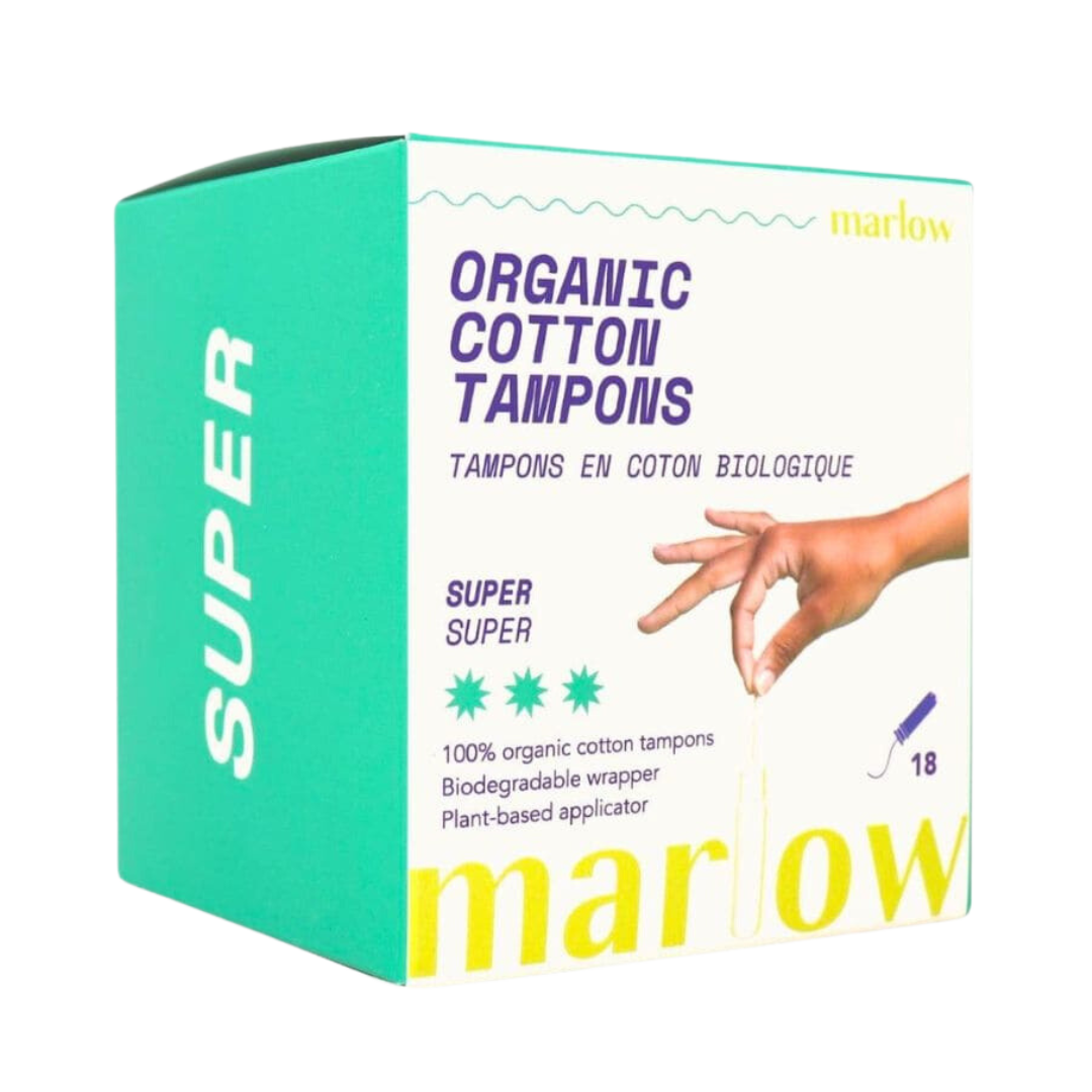Marlow Super Organic Tampons / 18ct