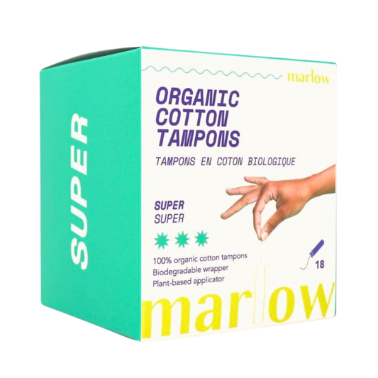Marlow Super Organic Tampons / 18ct