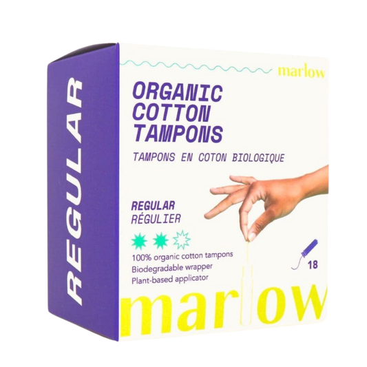 Marlow Organic Regular Tampons / 18ct